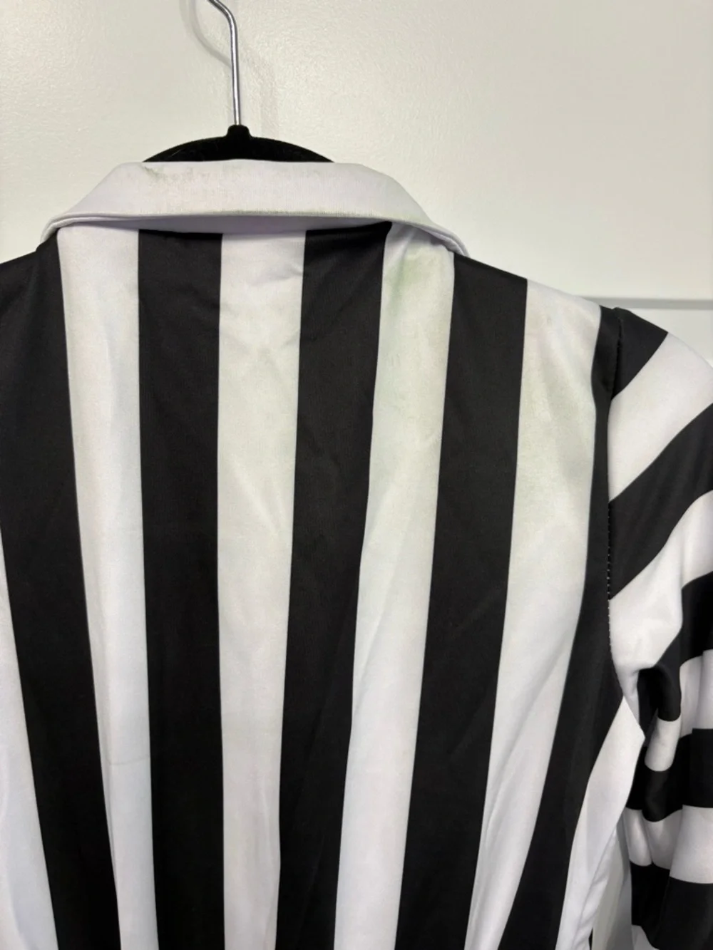 Beetlejuice Girls' Black & White Striped Costume Halloween